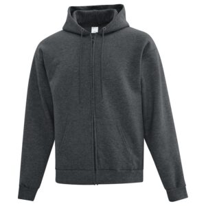 ATC™ EVERYDAY FLEECE FULL ZIP HOODIE - Dark Heather Grey - 2XL