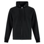 ATC™ EVERYDAY FLEECE FULL ZIP HOODIE - Black - S