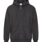 ATC™ EARTH WASH® TOURBILLON FLEECE FULL ZIP HOODIE - Earth Black - 2XL