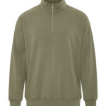 ATC™ EARTH WASH® TOURBILLON FLEECE 1/4 ZIP SWEATSHIRT - Earth Military - M