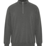ATC™ EARTH WASH® TOURBILLON FLEECE 1/4 ZIP SWEATSHIRT - Earth Pewter - L