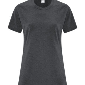 ATC™ EVERYDAY SIDE SEAM LADIES' TEE - Dark Grey Heather** - 2XL