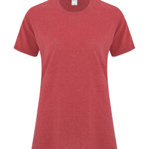 ATC™ EVERYDAY SIDE SEAM LADIES' TEE - Heather Red** - 3XL