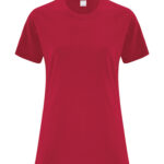 ATC™ EVERYDAY SIDE SEAM LADIES' TEE - Red - XS