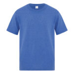 ATC™ EVERYDAY SIDE SEAM YOUTH TEE - Heather Royal** - XS
