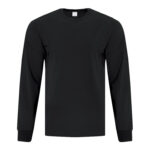 ATC™ EVERYDAY SIDE SEAM LONG SLEEVE TEE - Black - M
