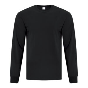 ATC™ EVERYDAY SIDE SEAM LONG SLEEVE TEE - Black - 2XL
