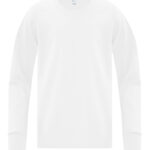 ATC™ EVERYDAY SIDE SEAM LONG SLEEVE YOUTH TEE - White - L