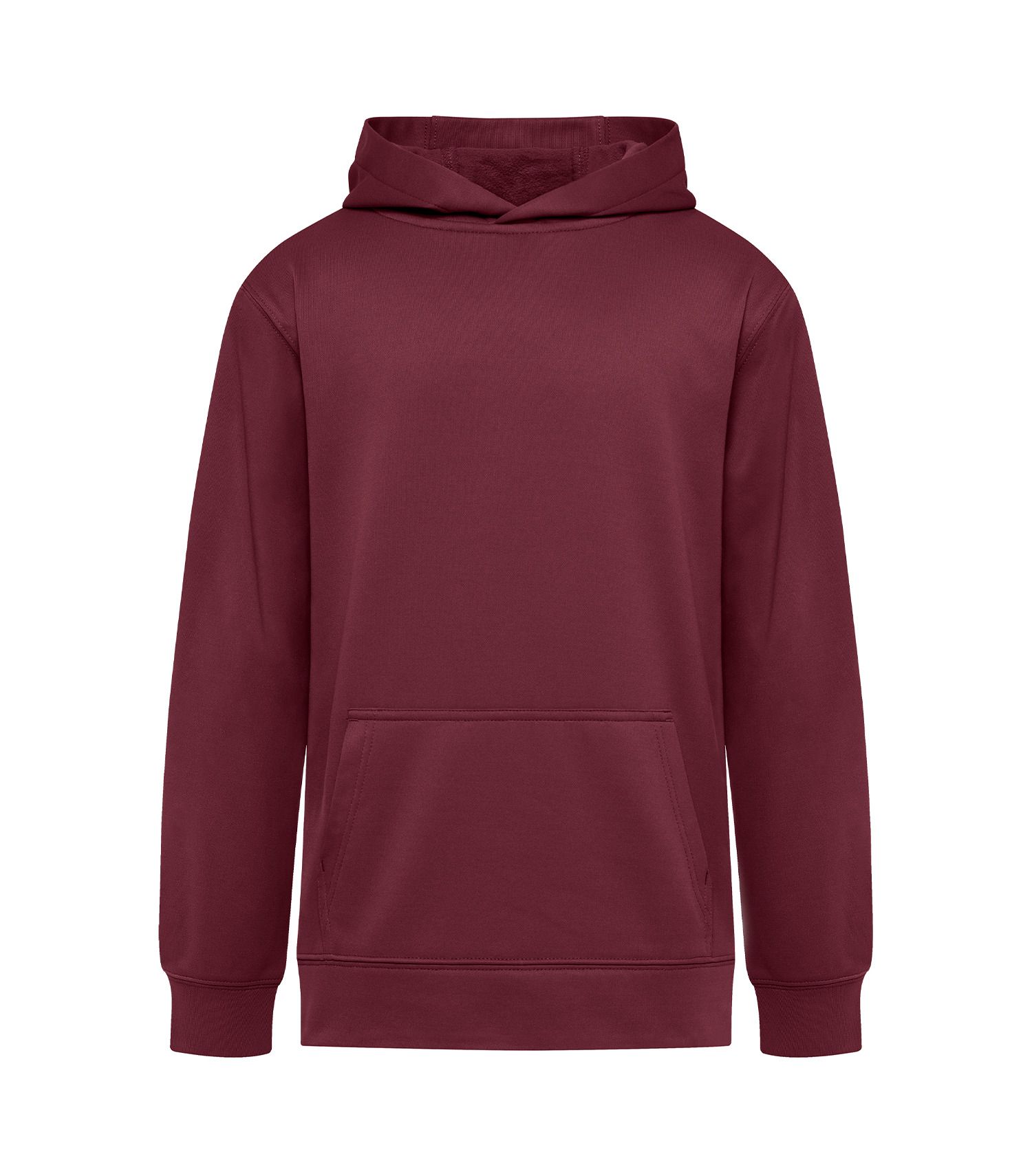 ATC ESSENTIAL® PERFORMANCE YOUTH HOODIE - Maroon - S