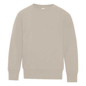 ATC™ EVERYDAY FLEECE CREWNECK YOUTH SWEATSHIRT - Sand - L