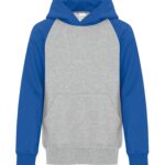 ATC™ EVERYDAY FLEECE TWO TONE YOUTH HOODIE - Athletic Heather/Royal - L