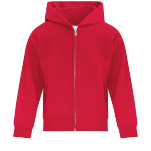 ATC™ EVERYDAY FLEECE FULL ZIP YOUTH HOODIE - Red - L