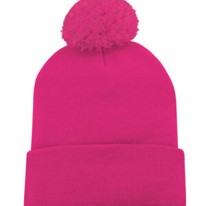 ATC™ EVERYDAY POM POM CUFF TOQUE - Pink Raspberry - OSFA