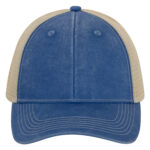 ATC™ PIGMENT DYED TRUCKER CAP - Royal/Crème - OSFA