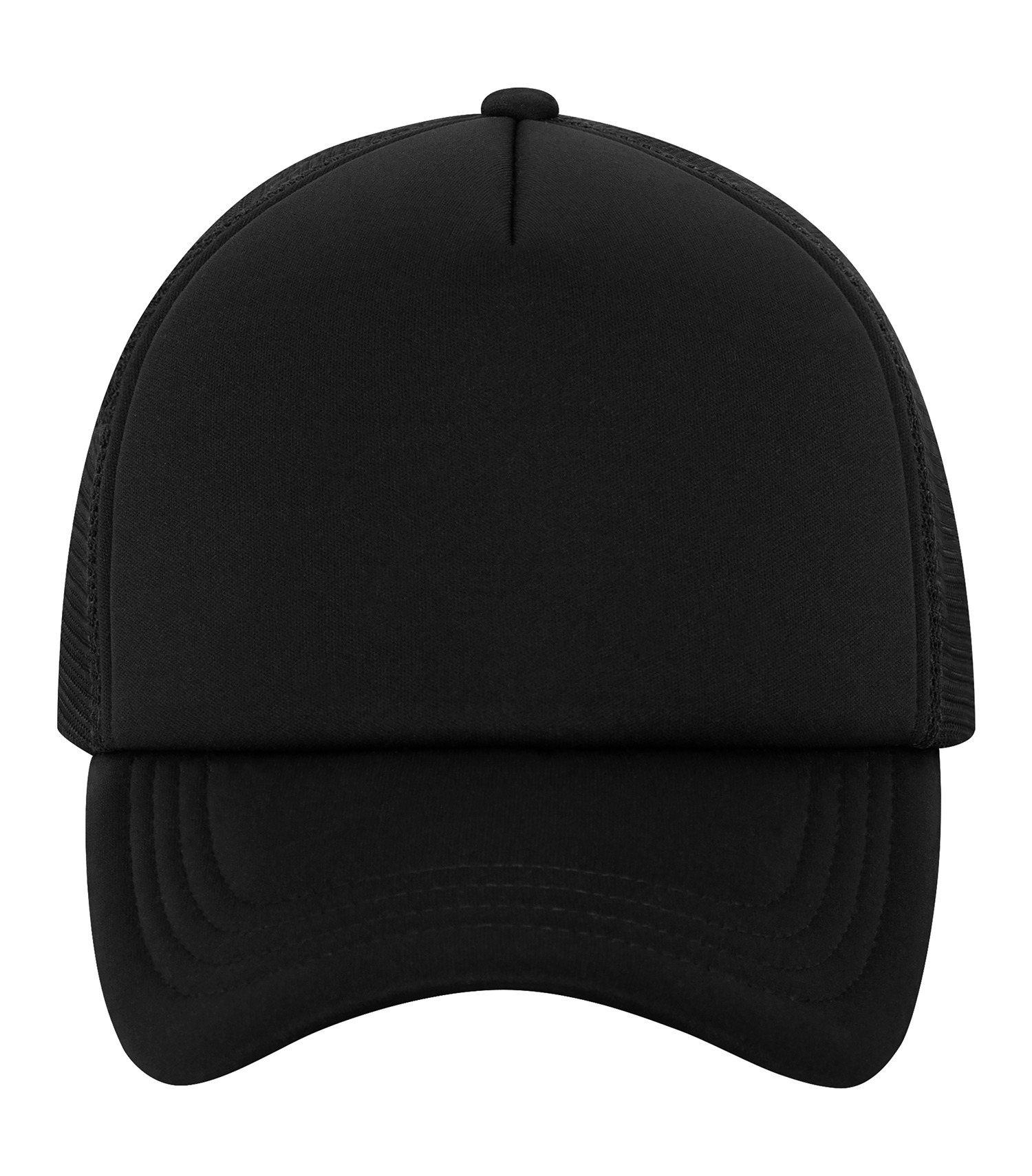 ATC™ 5-PANEL FOAM TRUCKER CAP - Black/Black - OSFA