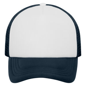 ATC™ 5-PANEL FOAM TRUCKER CAP - White/Navy - OSFA