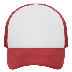 ATC™ 5-PANEL FOAM TRUCKER CAP - White/Red - OSFA