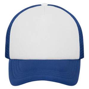 ATC™ 5-PANEL FOAM TRUCKER CAP - White/Royal - OSFA