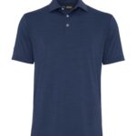 CALLAWAY TONAL POLO - Peacoat Navy - 4XL