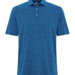 CALLAWAY BROKEN STRIPE TEXTURE POLO - Blueberry Pancake - L