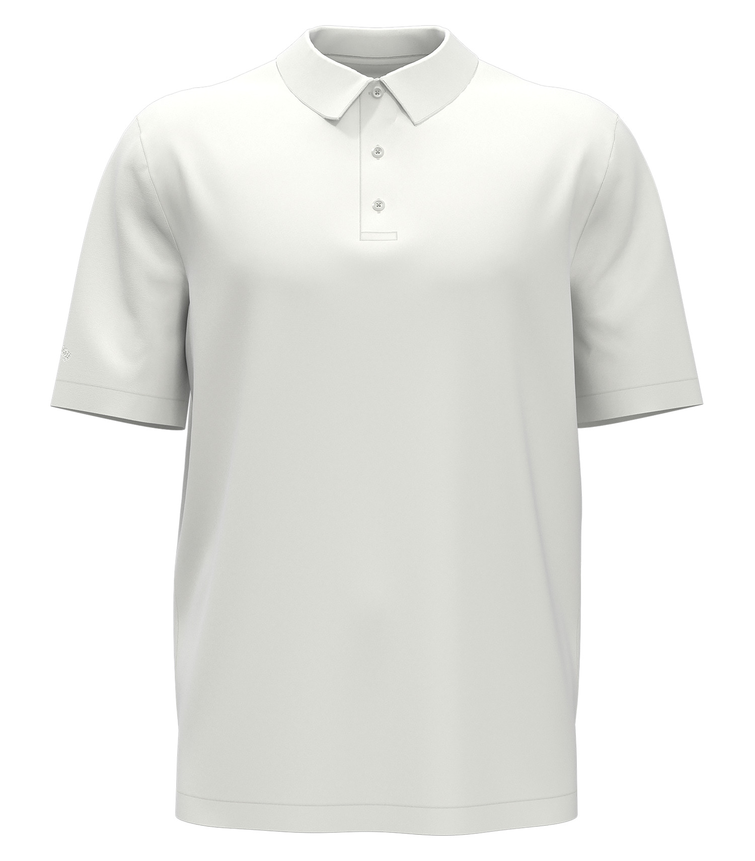 CALLAWAY ECO HORIZONTAL TEXTURED POLO - White - S