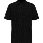 CALLAWAY MICRO CHEV PRINT POLO - Caviar - 3XL
