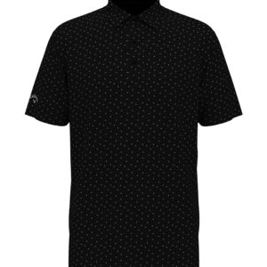 CALLAWAY MICRO CHEV PRINT POLO - Caviar - 2XL