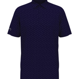 CALLAWAY MICRO CHEV PRINT POLO - Peacoat Navy - 2XL