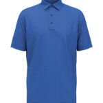 CALLAWAY ALL-OVER STITCHED CHEV POLO - Lapis Blue - S