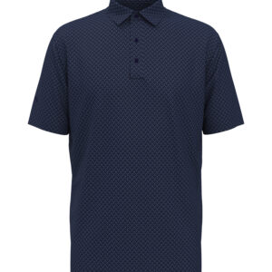 CALLAWAY ALL-OVER STITCHED CHEV POLO - Peacoat Navy - L