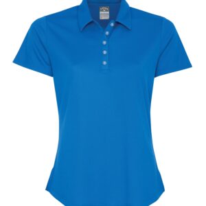 CALLAWAY BIRDSEYE LADIES' POLO - Magnetic Blue - 2XL