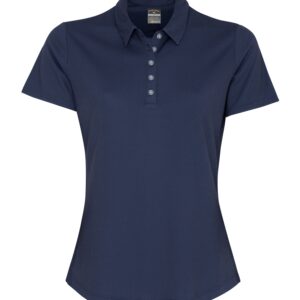 CALLAWAY BIRDSEYE LADIES' POLO - Peacoat Navy - 2XL