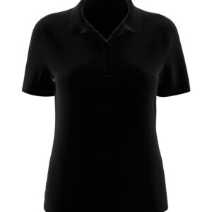 CALLAWAY ECO HORIZONTAL TEXTURED LADIES’ POLO - Black - 2XL