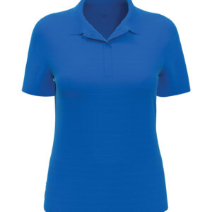 CALLAWAY ECO HORIZONTAL TEXTURED LADIES’ POLO - Magnetic Blue - 2XL
