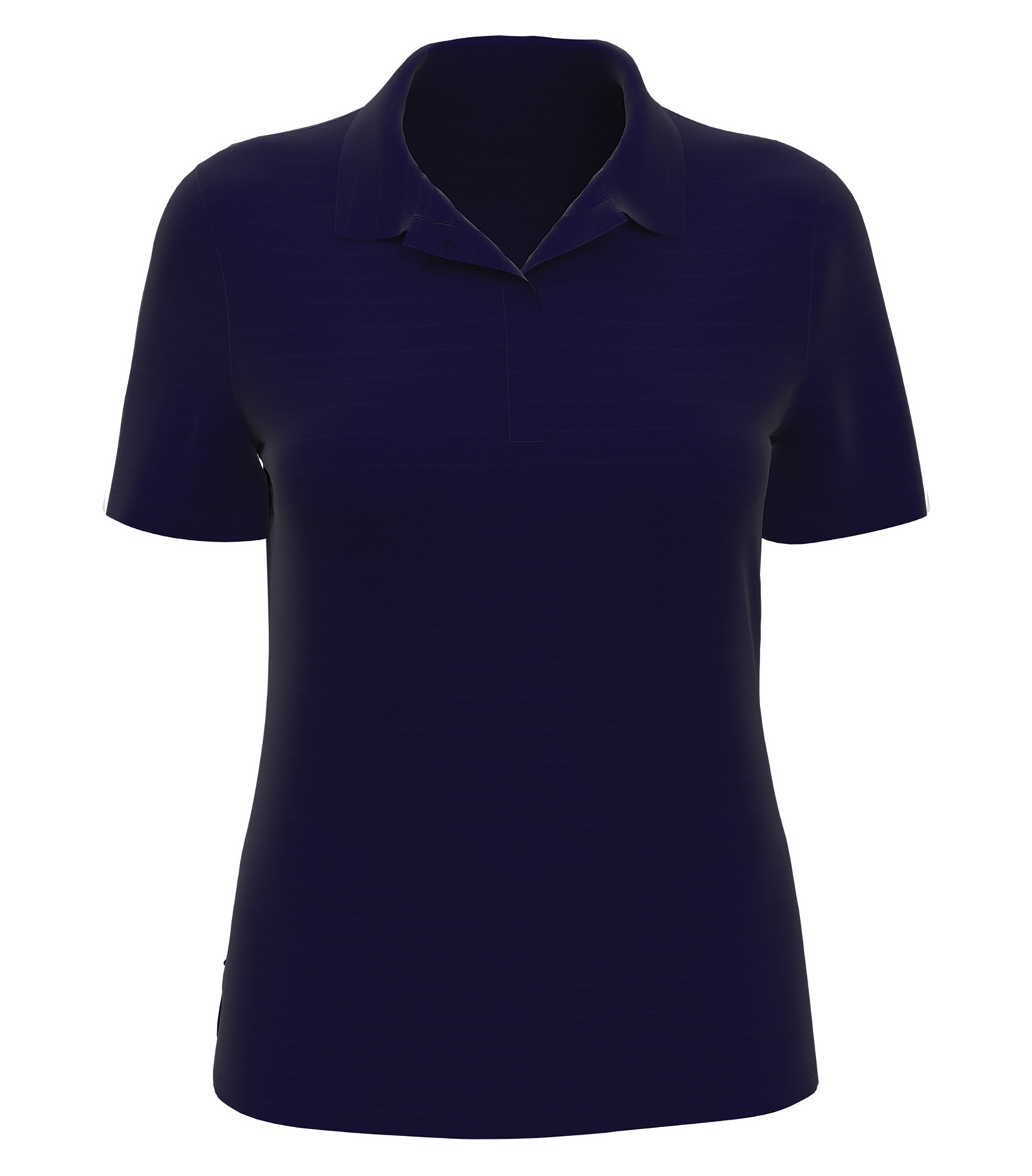 CALLAWAY ECO HORIZONTAL TEXTURED LADIES’ POLO - Peacoat Navy - S