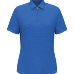 CALLAWAY ALL-OVER STITCHED CHEV LADIES’ POLO - Lapis Blue - L