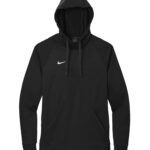 NIKE Therma-FIT FLEECE PULLOVER HOODIE - Team Black - XL