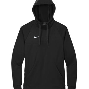 NIKE Therma-FIT FLEECE PULLOVER HOODIE - Team Black - 2XL