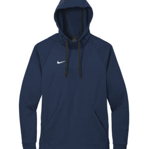 NIKE Therma-FIT FLEECE PULLOVER HOODIE - Team Navy - 2XL