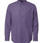 COAL HARBOUR® TEXTURED CROSSHATCH WOVEN SHIRT - Grape Harvest - XL