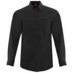 COAL HARBOUR® EVERYDAY LONG SLEEVE WOVEN SHIRT - Black - S