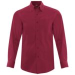 COAL HARBOUR® EVERYDAY LONG SLEEVE WOVEN SHIRT - Rich Red - M