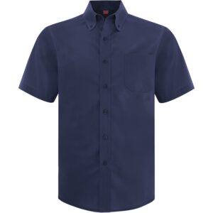 COAL HARBOUR® EVERYDAY SHORT SLEEVE WOVEN SHIRT - True Navy - 2XL