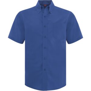 COAL HARBOUR® EVERYDAY SHORT SLEEVE WOVEN SHIRT - True Royal - XL