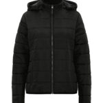 DRYFRAME® ESSENTIAL HOODED INSULATED LADIES' JACKET - Black - L