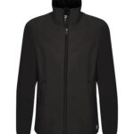 DRYFRAME® MICRO RIPSTOP TECH WATER RESISTANT FLEECE LINED LADIES' JACKET - Black - 4XL