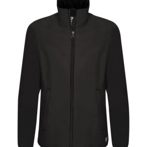 DRYFRAME® MICRO RIPSTOP TECH WATER RESISTANT FLEECE LINED LADIES' JACKET - Black - 2XL