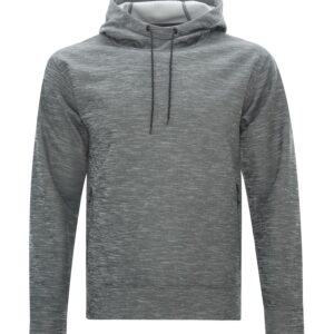 DRYFRAME® DRY TECH WATER RESISTANT FLEECE PULLOVER HOODIE - Asphalt Heather - 2XL