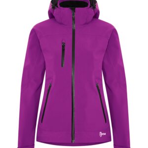 DRYFRAME® TRI-TECH WATERPROOF HARD SHELL LADIES' JACKET - Orchid - 2XL