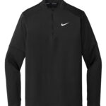 NIKE Dri-FIT ELEMENT 1/2 ZIP TOP - Black - L